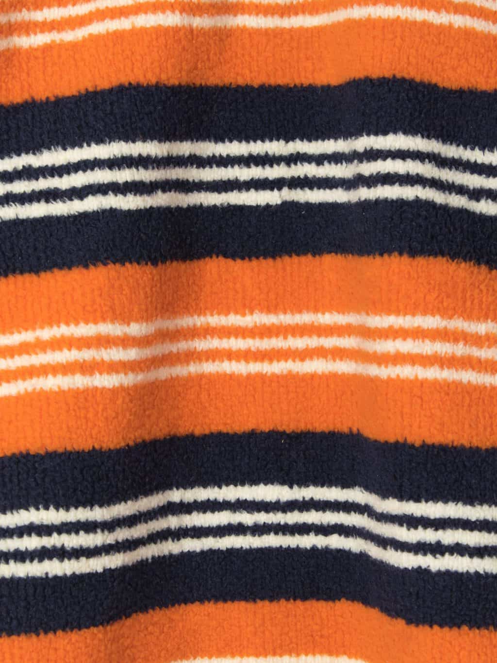 90s vintage Steffner Sport striped fleece quarter zip pullover, womens - Medium - Image 2