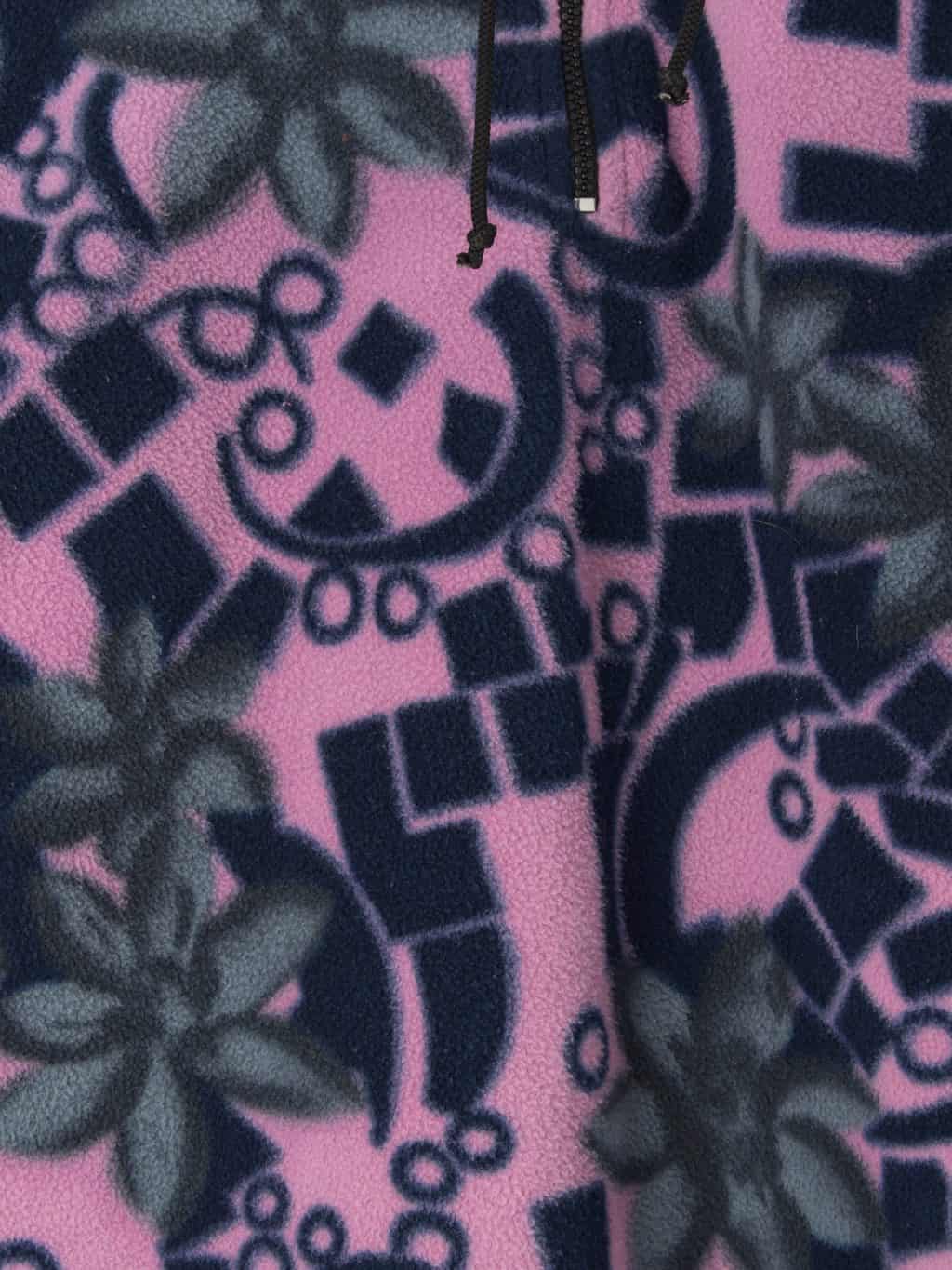 Mens vintage 90s fleece by Campagnolo Sport with bold pattern Made in Italy - XL - Image 2