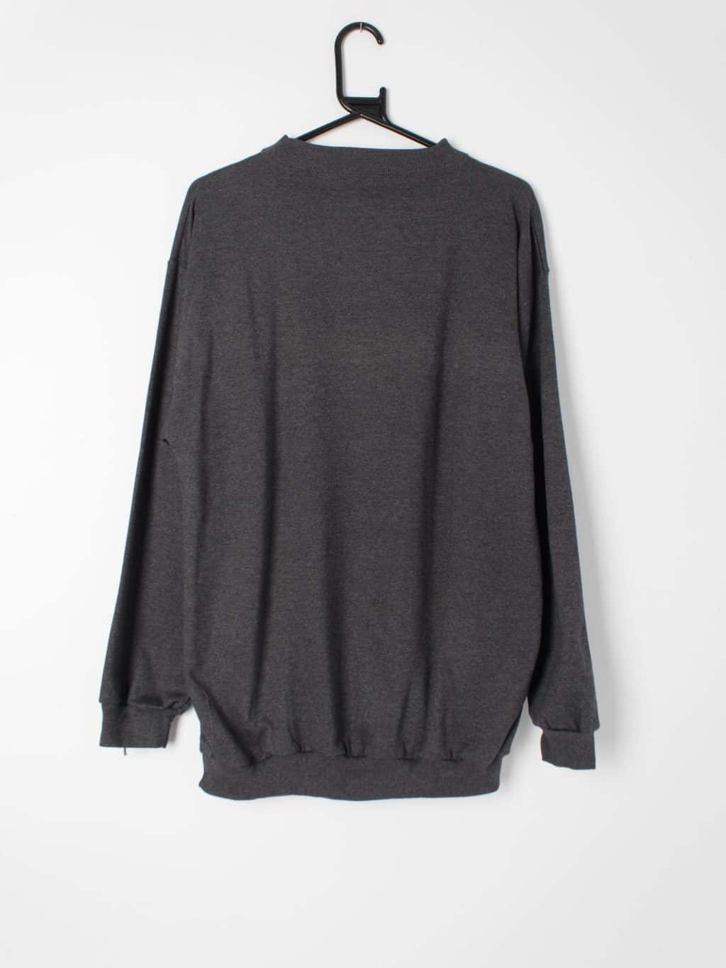 Mens Le Frog dark grey lightweight sweatshirt or heavyweight long sleeve tee shirt - Medium / Large - Image 3