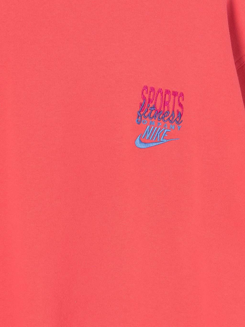 Vintage 90s womens Nike sweatshirt pink short sleeve - Large - St Cyr ...