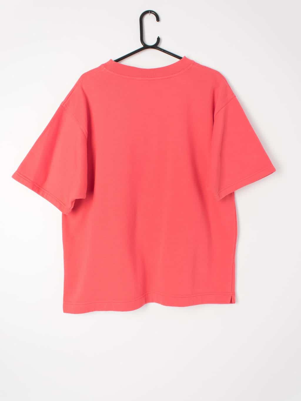 Vintage 90s womens Nike sweatshirt pink short sleeve - L - Image 4