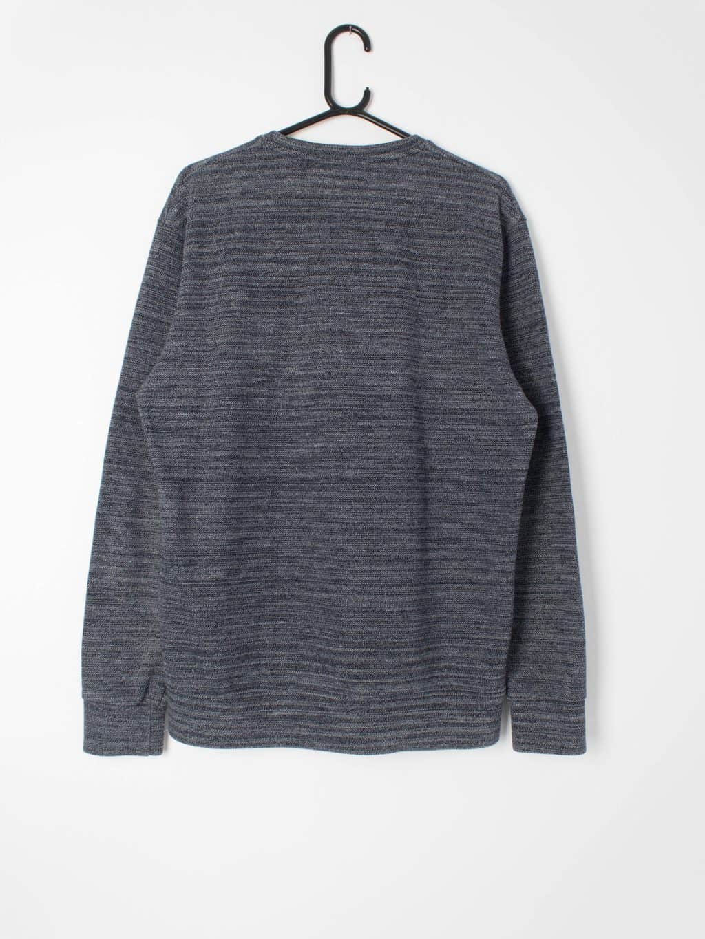 Tommy Hilfiger sweatshirt knitted navy blue white - Medium - Image 4