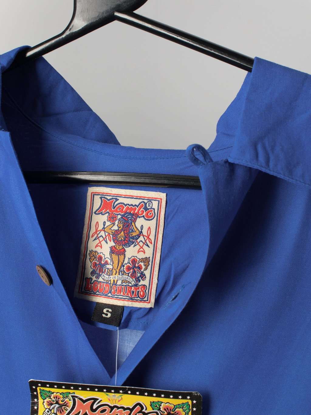 Mens vintage 90s Mambo loud shirt Jesus on a Motorcycle Reg Mombassa Dead stock with tags - Small / Medium - Image 5