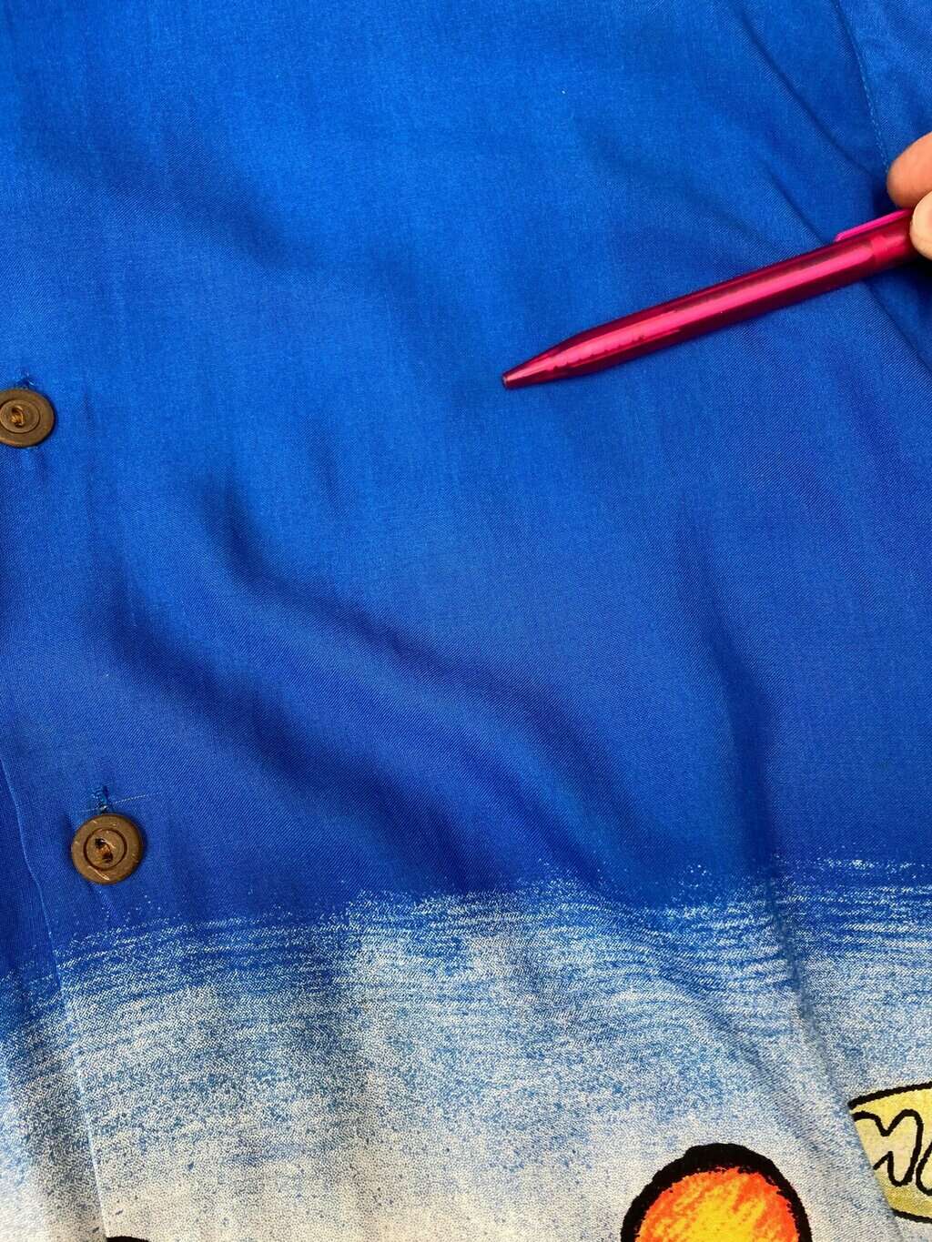 Mens vintage 90s Mambo loud shirt Jesus on a Motorcycle Reg Mombassa Dead stock with tags - Small / Medium - Image 10