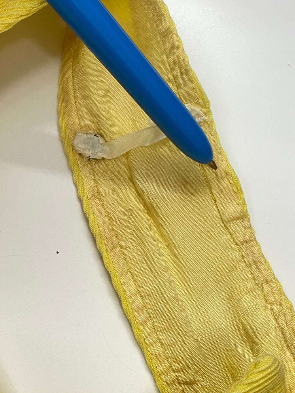 1960s bright yellow vintage dress with button details - UK 12 - Image 9