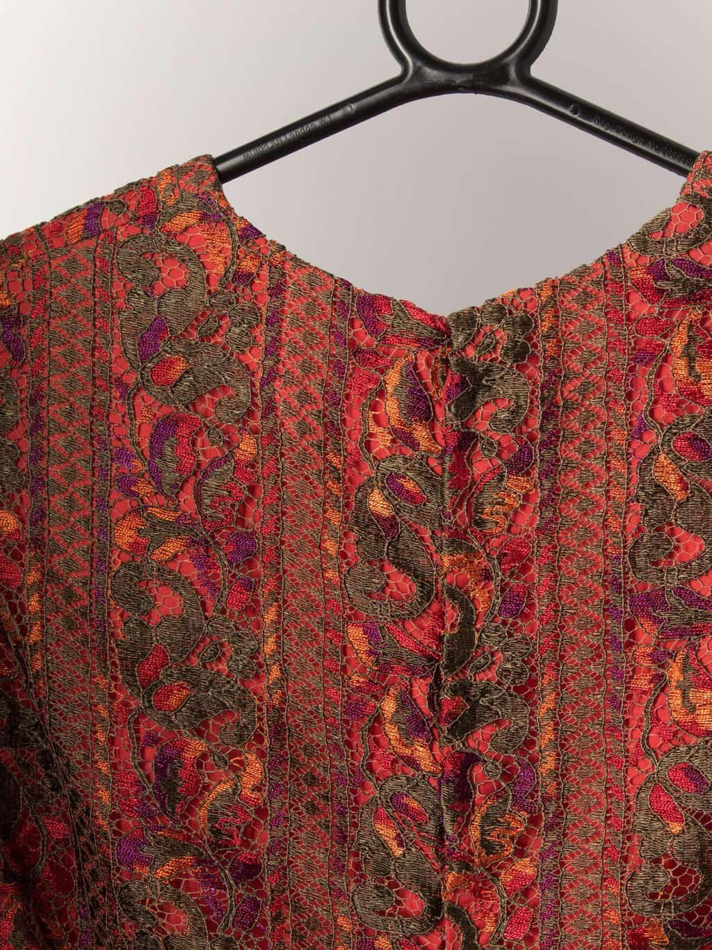 Vintage 1960s Paula Renoir of Mayfair maxi dress - UK 10 / 12 - Image 3