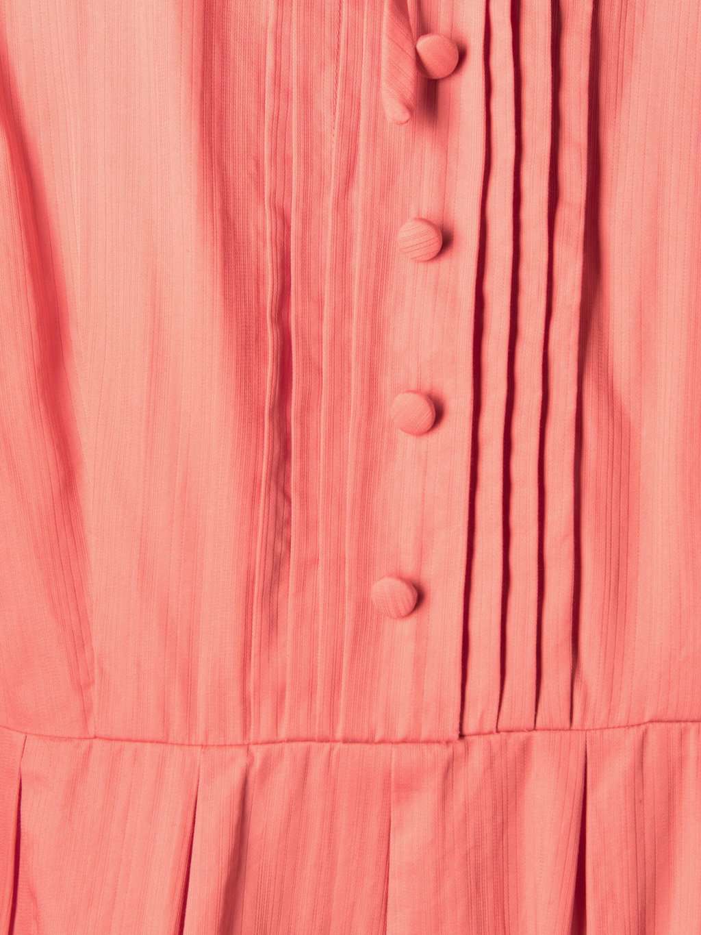 Vintage 1960s St Michael dress in salmon pink - UK 12 - Image 2