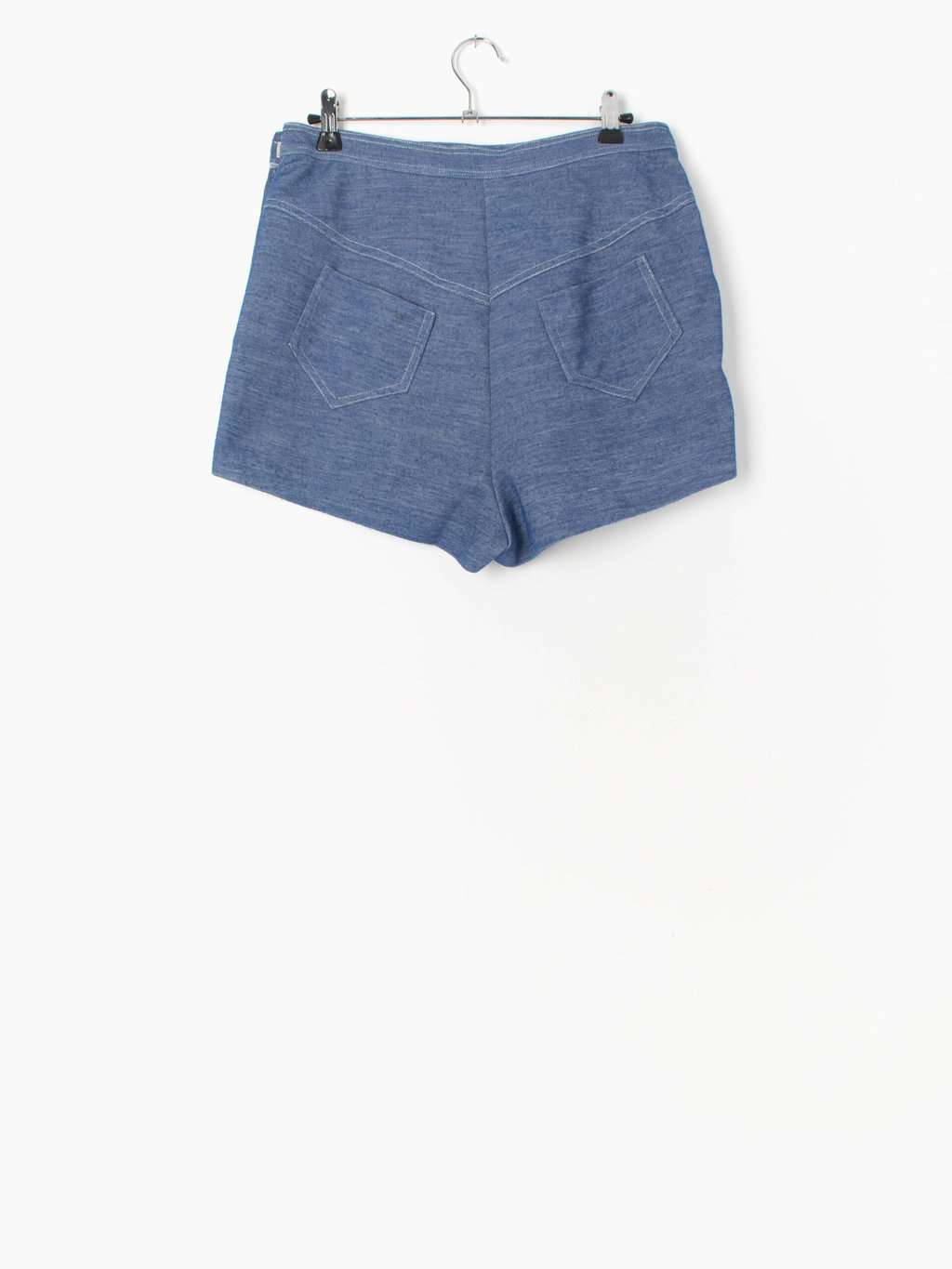 Vintage 1960s Womens blue tennis shorts by Centre Court, Made in England - UK 10/12 - Image 2