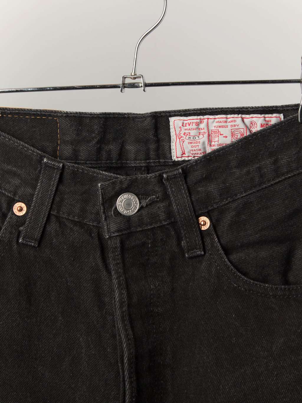 Vintage Levis 901 jeans stonewash black - W27 x  - St Cyr Vintage