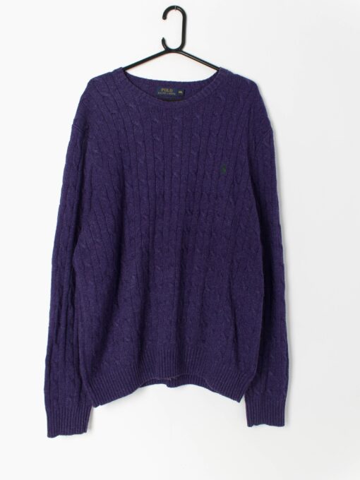 Vintage Polo Ralph Lauren jumper in tussah silk - XXL