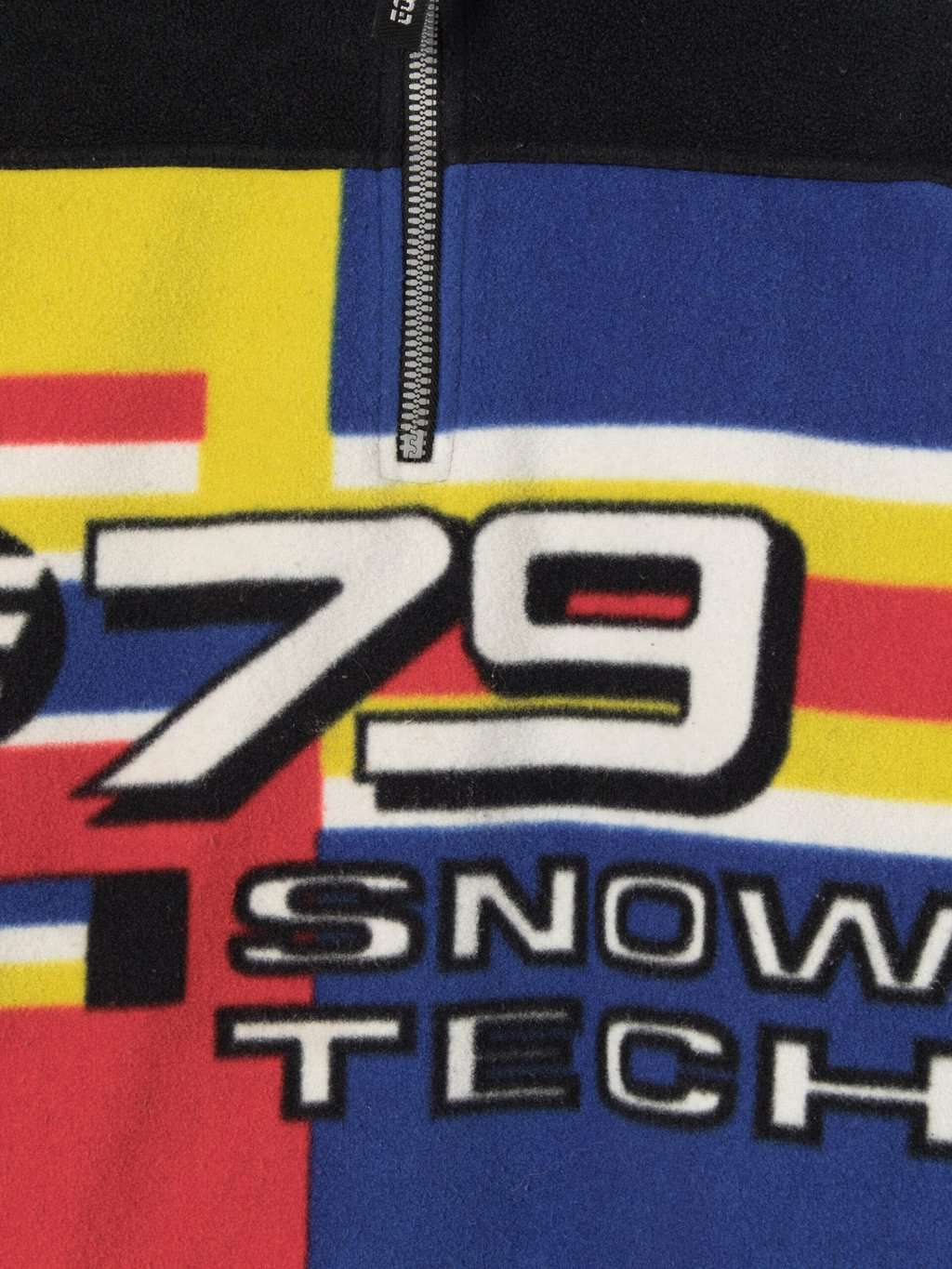 Boys vintage 1/4 zip colourful fleece in primary colours - Boys age 13-16 - Image 2