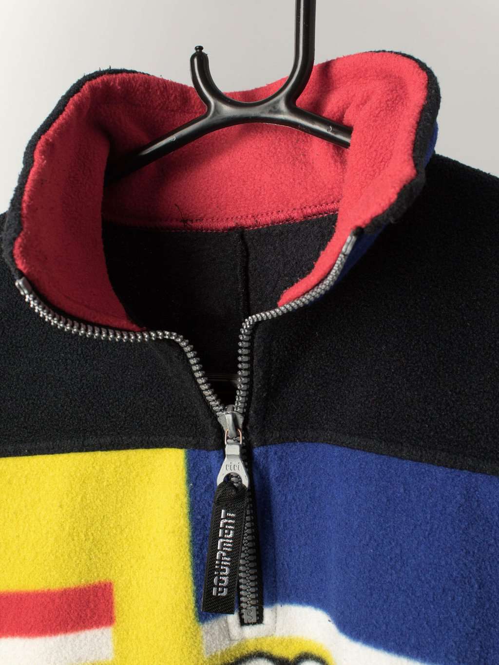 Boys vintage 1/4 zip colourful fleece in primary colours - Boys age 13-16 - Image 3