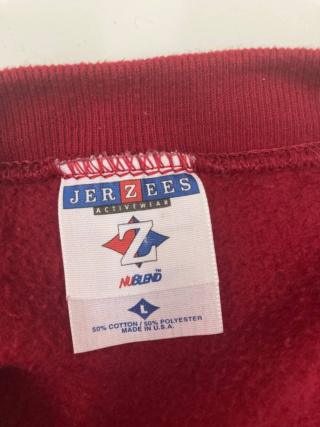 Vintage Christmas Novelty Sweatshirt With Father Christmas With Sparkly Beard Made In Usa Medium Large 5