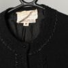 Vintage Lambswool Cardigan With Beaded Floral Details 1950s 60s Medium Large 2