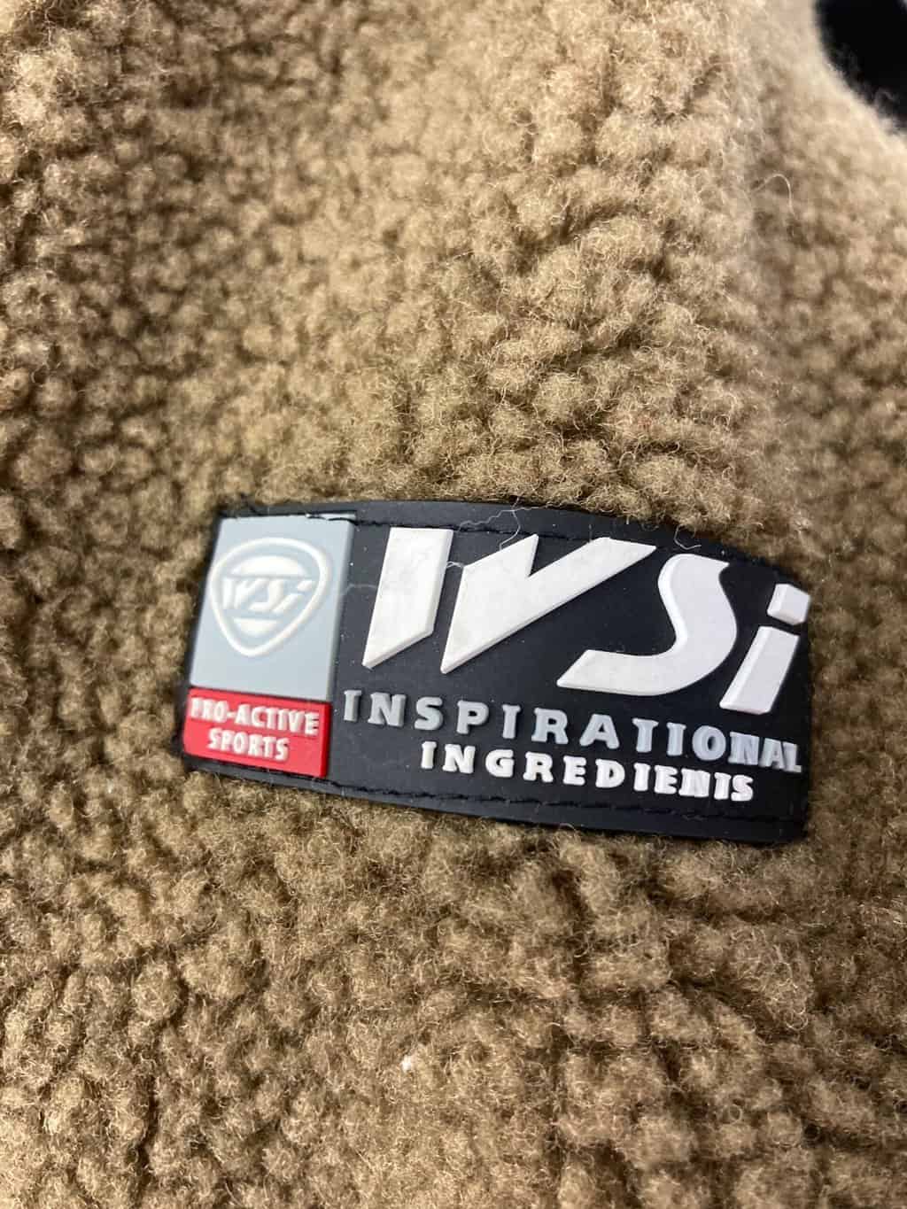 Vintage WSI sports teddy fleece pullover with aztec motifs in green beige with aztec motifs - XL - Image 5