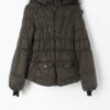 Vintage Fusalp Padded Ski Jacket Black Puffer Coat With Removable Hood Y2k Small