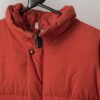 Vintage Rust Orange Puffer Jacket Body Warmer With Real Goose Down 80s 90s Medium Large 2