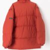 Vintage Rust Orange Puffer Jacket Body Warmer With Real Goose Down 80s 90s Medium Large 3