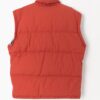 Vintage Rust Orange Puffer Jacket Body Warmer With Real Goose Down 80s 90s Medium Large 5
