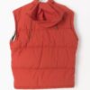 Vintage Rust Orange Puffer Jacket Body Warmer With Real Goose Down 80s 90s Medium Large 6