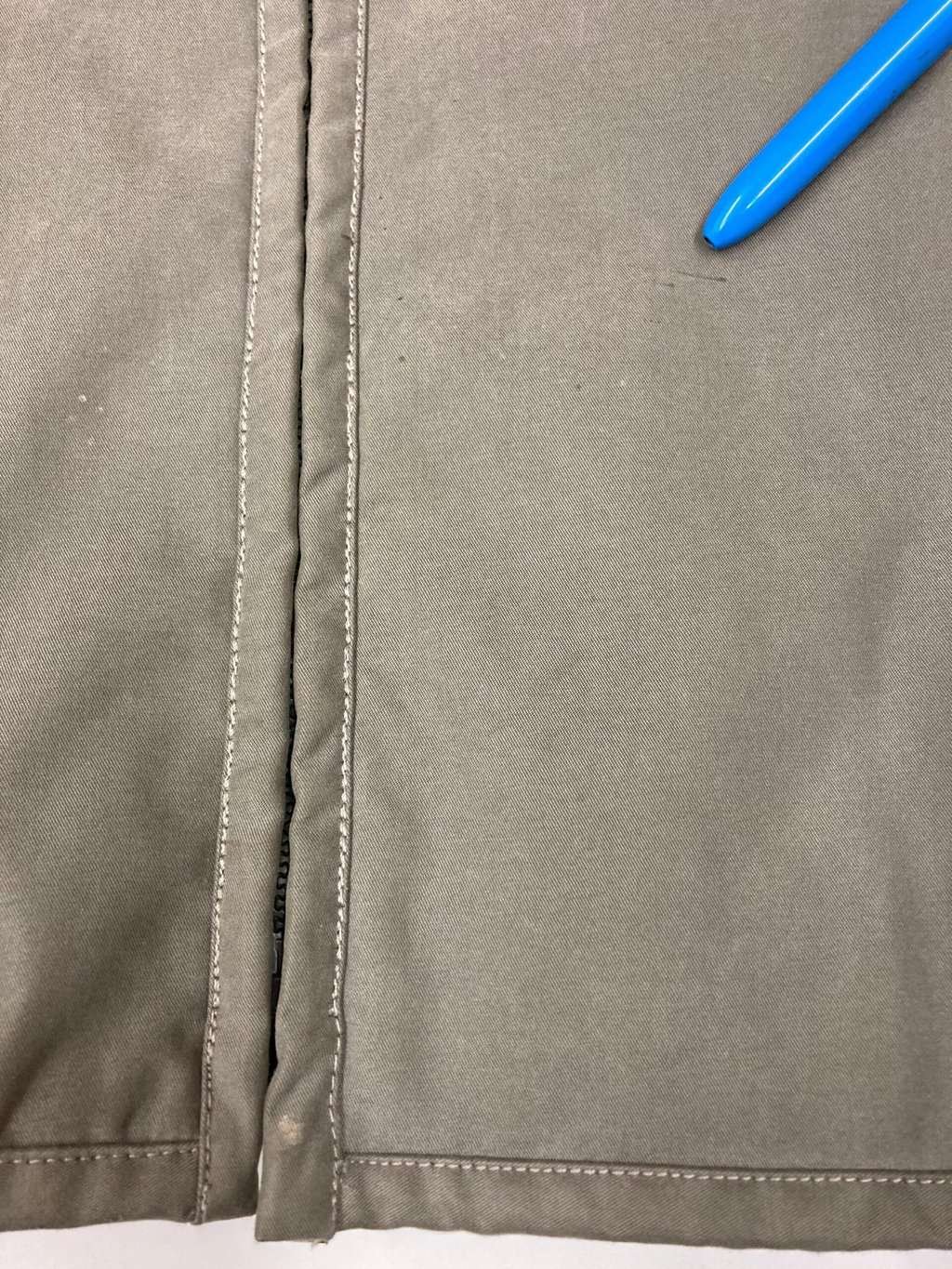 Vintage Wrangler Fleece Lined Gilet In Khaki Military Green And Orange With Hood Y2k Medium 5