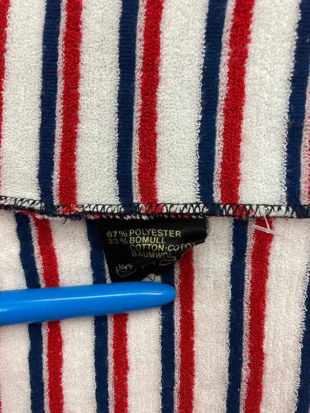 Vintage 70s Odlo Of Norway Sports Jacket In Red And Blue With Striped Lining Made In Norway Medium 8