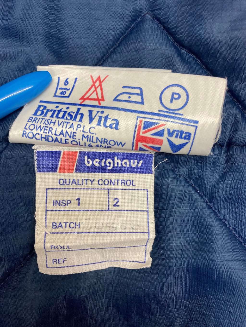 Vintage 80s Berghaus Gore Tex Jacket Red And Blue Raincoat Winter Coat Medium 6