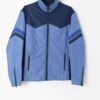 Vintage 80s Elho Ski Jacket In Sky Blue With Chevron Details Made In Germany Small Medium