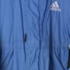 Vintage 90s Adidas Padded Sports Jacket Tri Colour With Spell Out Logo On The Back Large 4