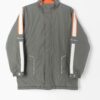 Vintage Champion Padded Sports Jacket Grey With Orange Lining Small 2