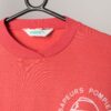 Vintage 80s Puma Sweatshirt From French Fire Fighters With Sappers Pompiers Logo Rare Made In France Medium Large 2