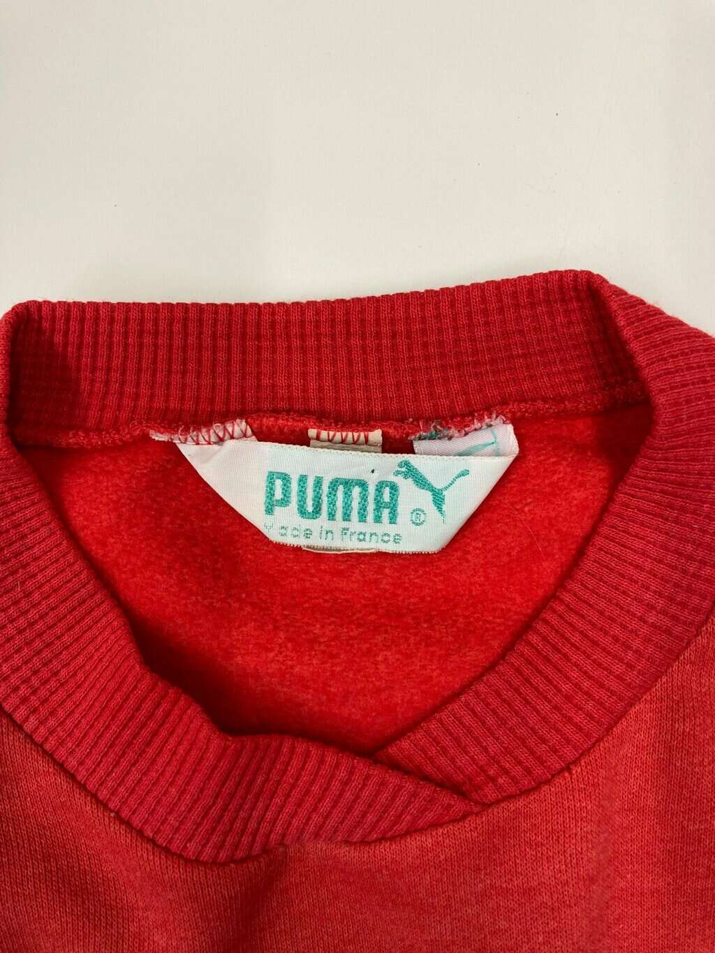 Vintage 80s Puma Sweatshirt From French Fire Fighters With Sappers Pompiers Logo Rare Made In France Medium Large 4