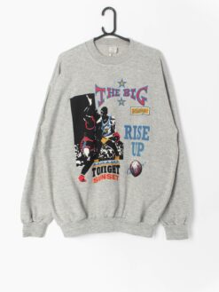 Vintage 90s Basketball Graphic Sweatshirt Large Xl