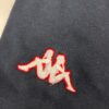 Vintage 90s Kappa Spellout Sweatshirt In Navy With Red And White Embroidered Logos Medium 6