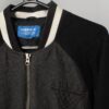 Vintage Adidas Varsity Jacket Black And Grey Wool With Basketball Logo Xl 2
