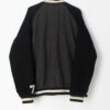 Vintage Adidas Varsity Jacket Black And Grey Wool With Basketball Logo Xl 3