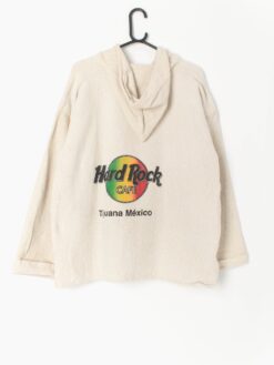Vintage Hard Rock Cafe 80s Baja Hoodie From Tijuana Mexico Medium