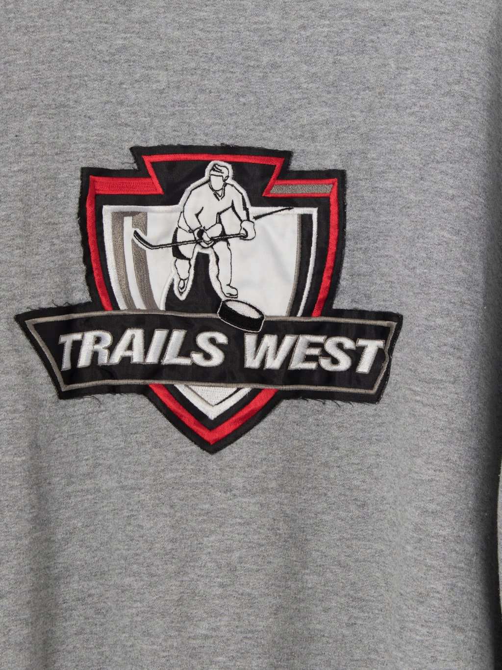 Vintage Nike Sweatshirt 90s Ice Hockey Trails West Embroidered Spellout Made In Canada Xxl 2