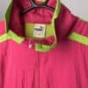 90s Vintage Puma Shell Jacket 1 4 Zip Ski Jacket With Skier And Lime Green Details Large 3