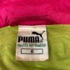90s Vintage Puma Shell Jacket 1 4 Zip Ski Jacket With Skier And Lime Green Details Large 5