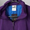 90s Vintage Puma Windbreaker Purple With Triangle Badge Medium Large 2