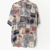 Vintage Burton Shirt With Abstract Pattern Including Hearts Flowers Leaves And Stars Large 3