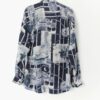 Mens Patterned Silk Shirt With Detailed Rope And Sailor Pattern Medium 3