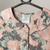 80s Vintage Laura Ashley Blouse In Pastel Pink And Green Floral Print Made In Great Britain Small Medium 2