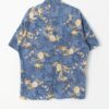 90s Vintage Mens Cotton Hawaiian Shirt In Blue With Unique Pineapple Floral And Plant Print Xl 3
