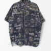 90s Vintage Pro Player Denim Oversized Shirt Featuring George Town University Bull Dog Print Xl 2xl