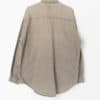 Vintage 90s Men Levi Denim Shirt Grey Light Olive Green Large Xl 3