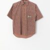 Vintage 90s Printed Shirt Bugle Boy With Abstract Striped Pattern Age 16