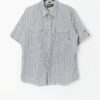 Vintage Billabong Slim Fit Striped Western Shirt Medium Large