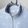 Vintage Fleece In Sky Blue With Cute Birds Spring Winter Xl 3